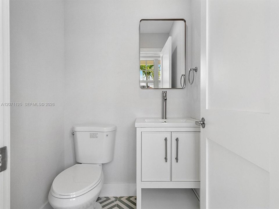 1st Floor, Powder Bathroom