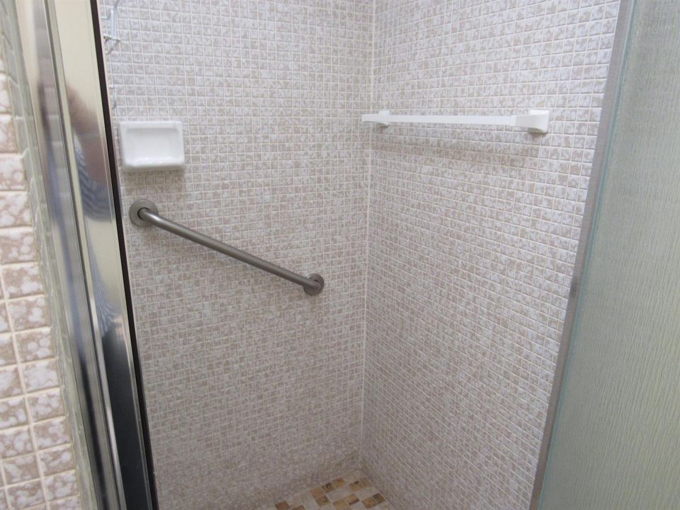 Master shower