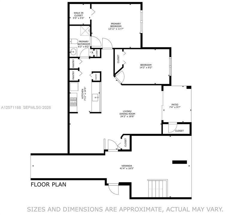 En Venta: $259,900 (2 camas, 1 baños, 891 Pies cuadrados)