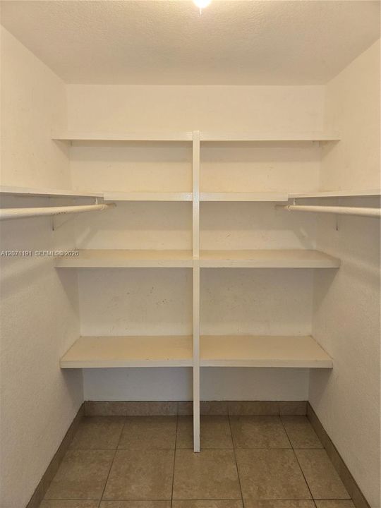 Walk in Master Closet