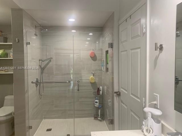 Remodeled shower