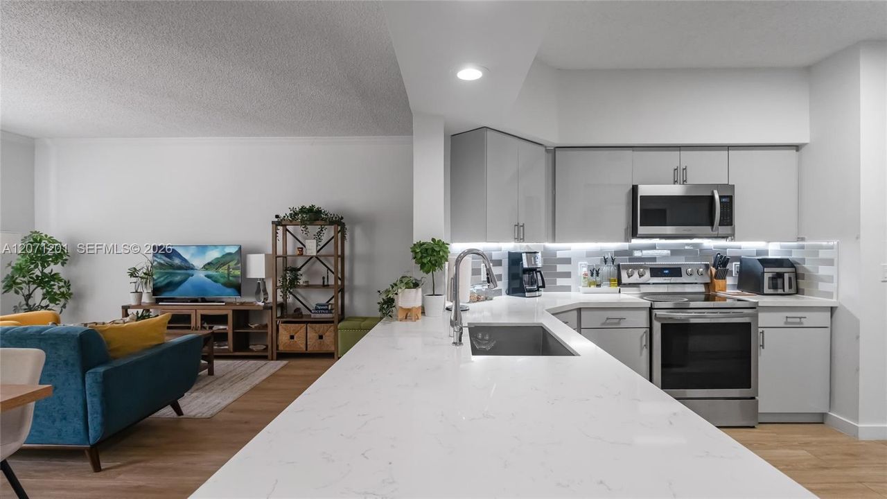 Great space to entertain guests.