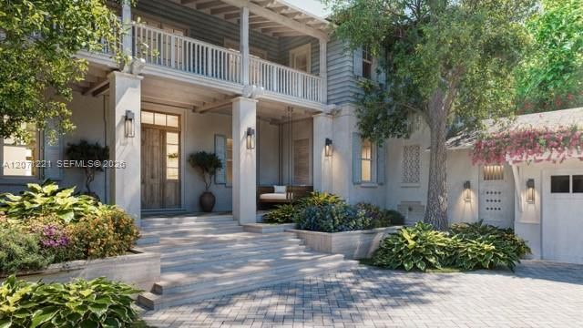 Conceptual rendering illustrating a potential future residence, customizable at the purchaser’s discretion.