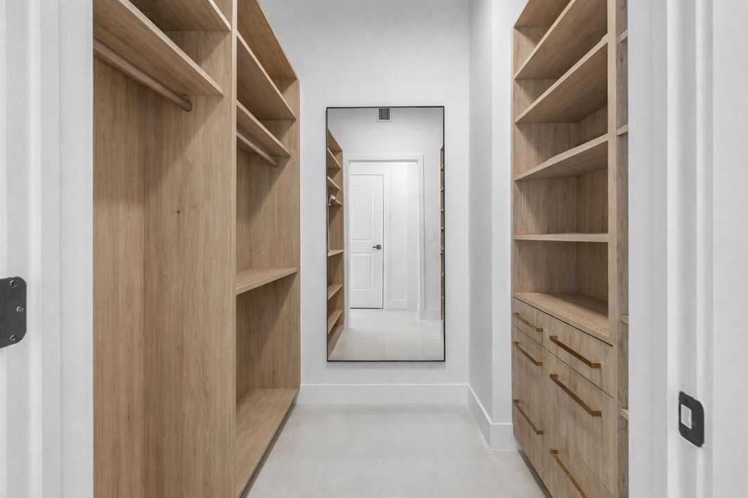 Primary Custom Fitted Walk-In CLoset