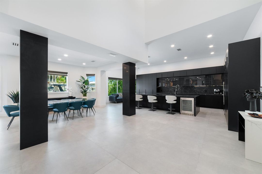 Kitchen and dining area