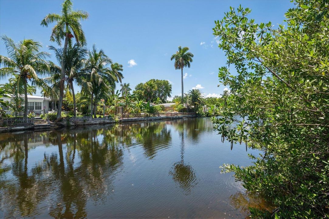 View of canal looking west