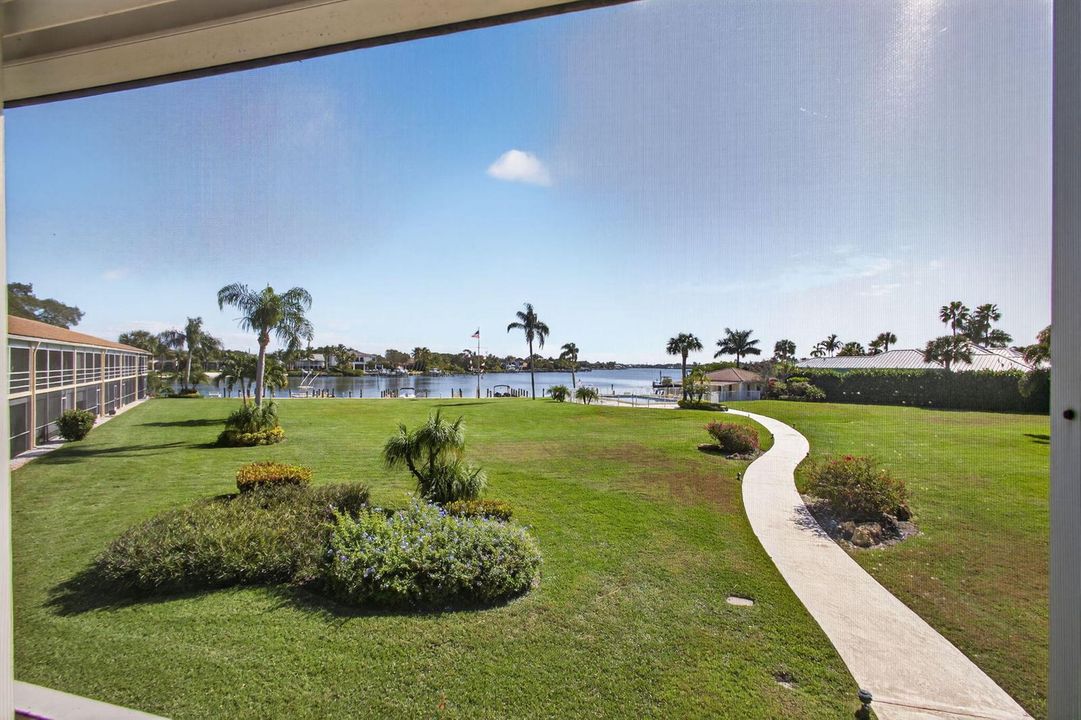 Walkway to docks & pool