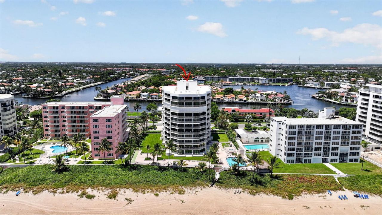 Great Building Beachfront Shot