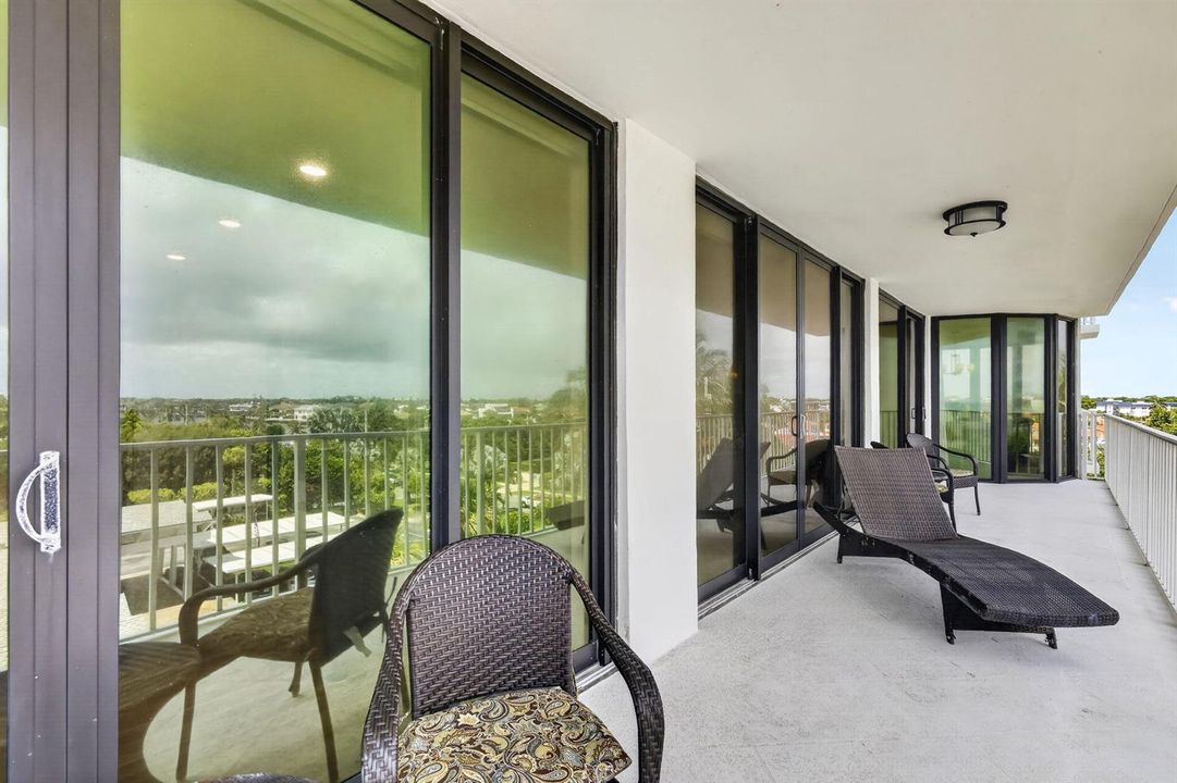 45 ft Balcony 1 faces East & Ocean