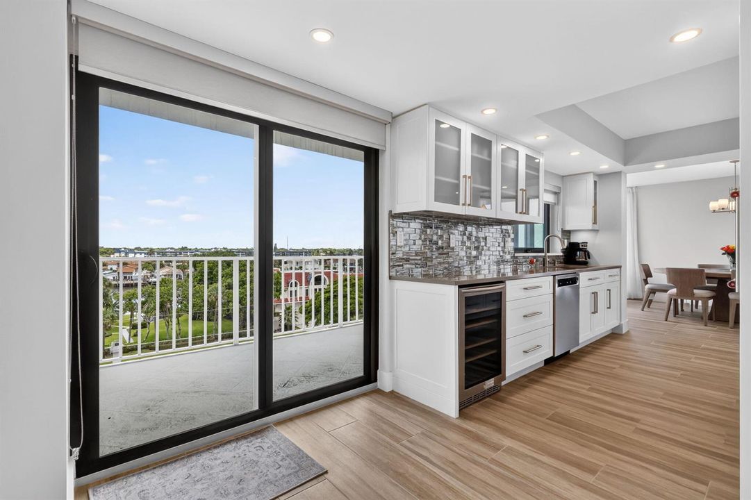 Kitchen View of Intracoastal
