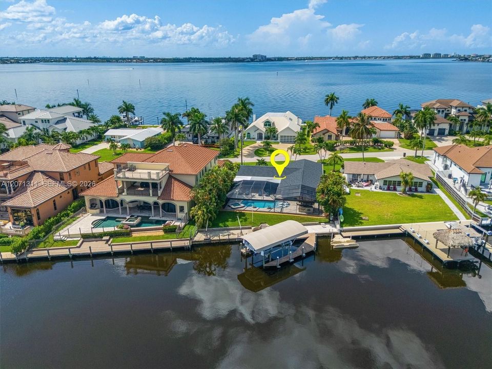 Neptune's Villa sits between Bikini Basin and River leading to the Gulf
