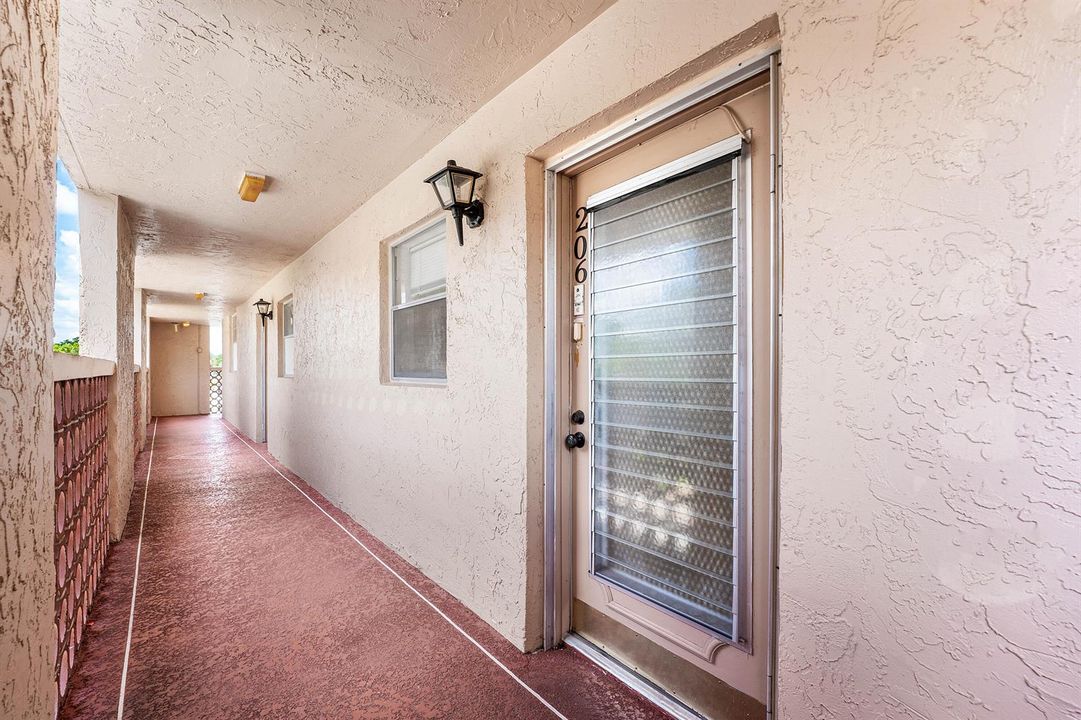 Exterior of unit