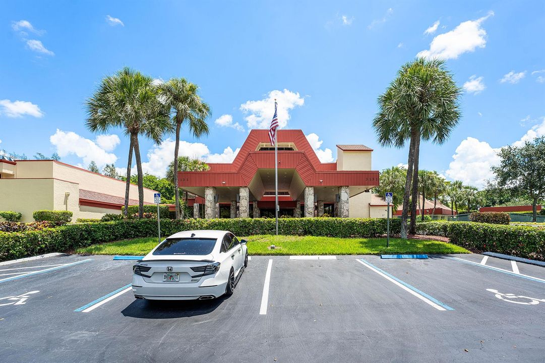 Exterior of clubhouse