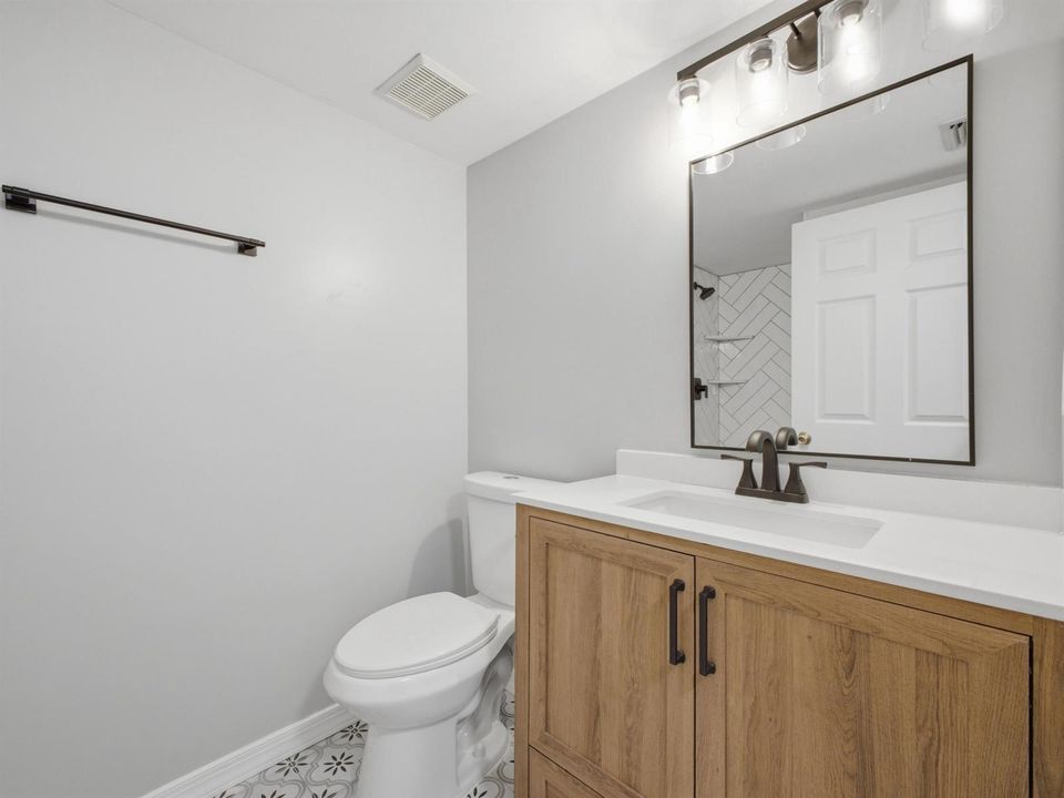 Updated shared bathroom