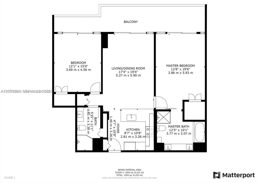 For Sale: $1,650,000 (2 beds, 2 baths, 1084 Square Feet)