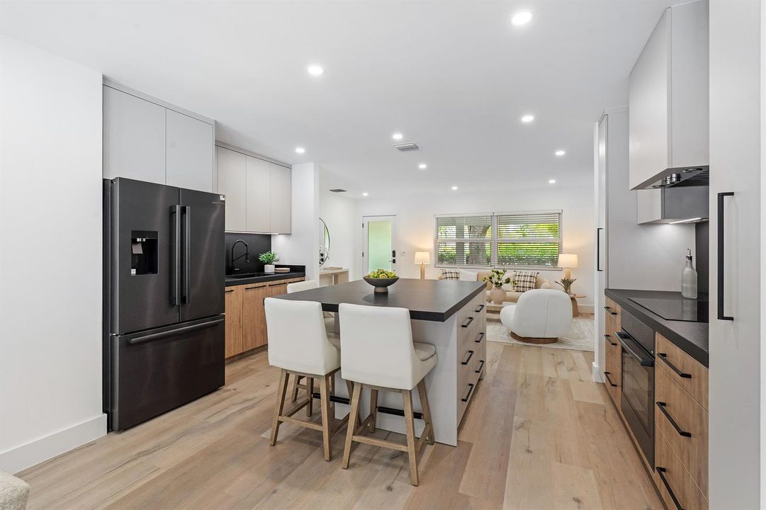 Kitchen back view