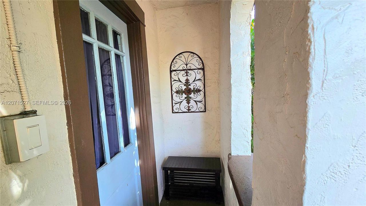 upstairs entry