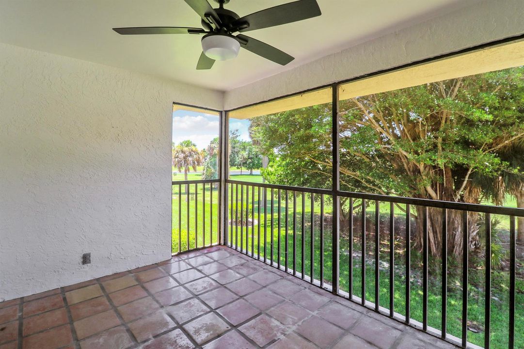 Screened patio