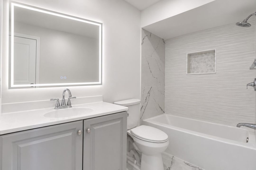 Guest Bathroom Mirror is digitally added