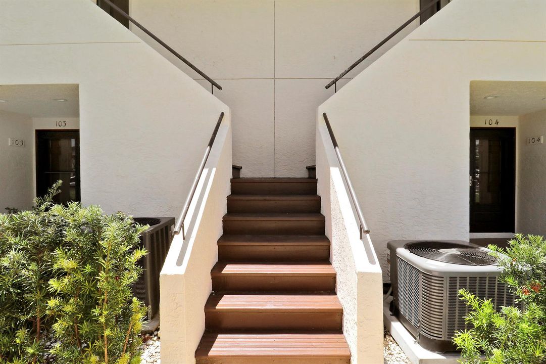 Stairs to your condo