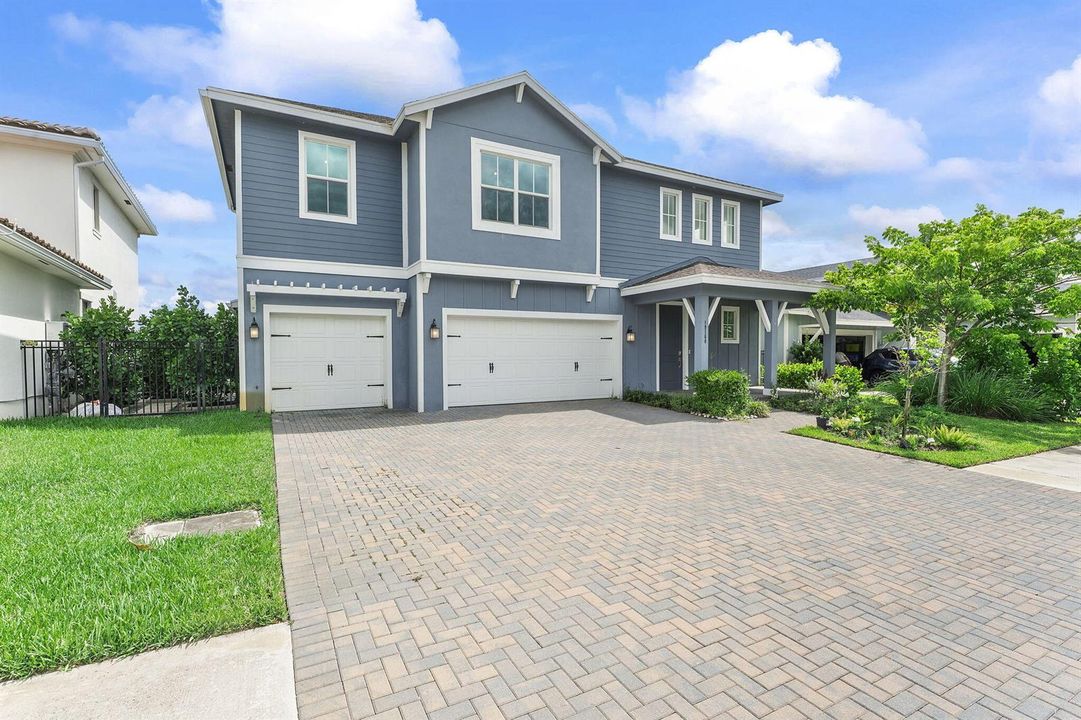 Large driveway