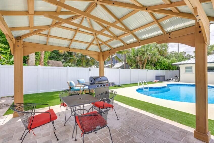 BBQ area