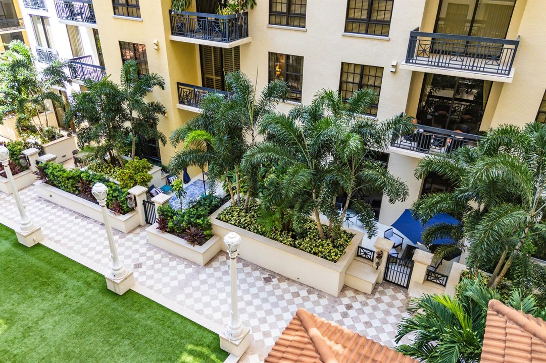 Aerial Views of Private Patios
