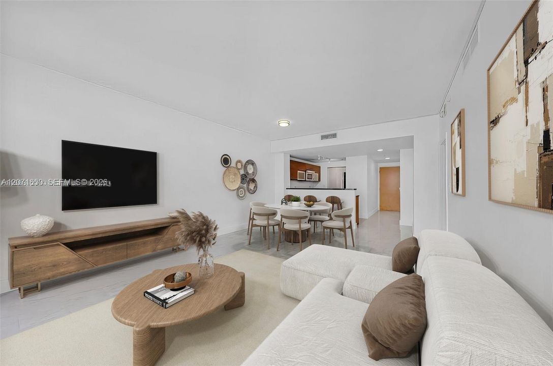 Render purpose only - example furniture
