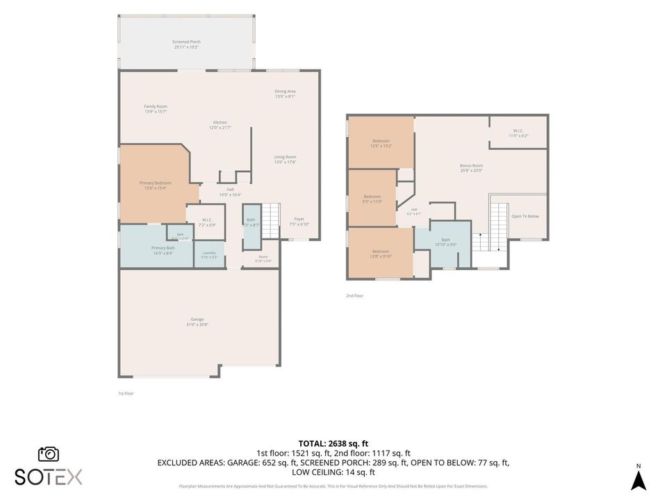 Floor Plan - Measurement Are Estimates