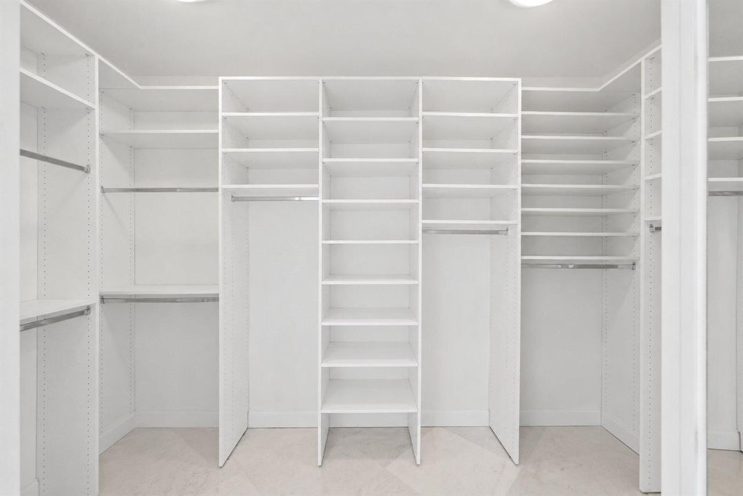 Large Walk-in Custom Closet