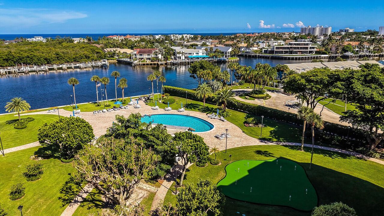 Aerial View Pool
