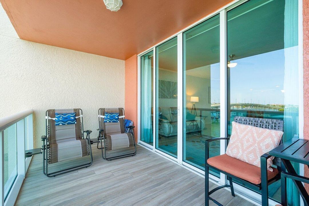 east facing balcony