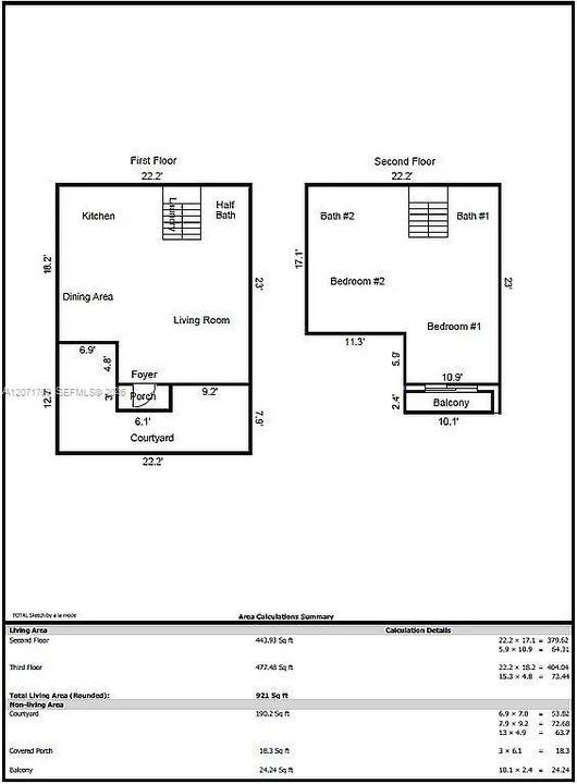 For Sale: $475,000 (2 beds, 2 baths, 979 Square Feet)