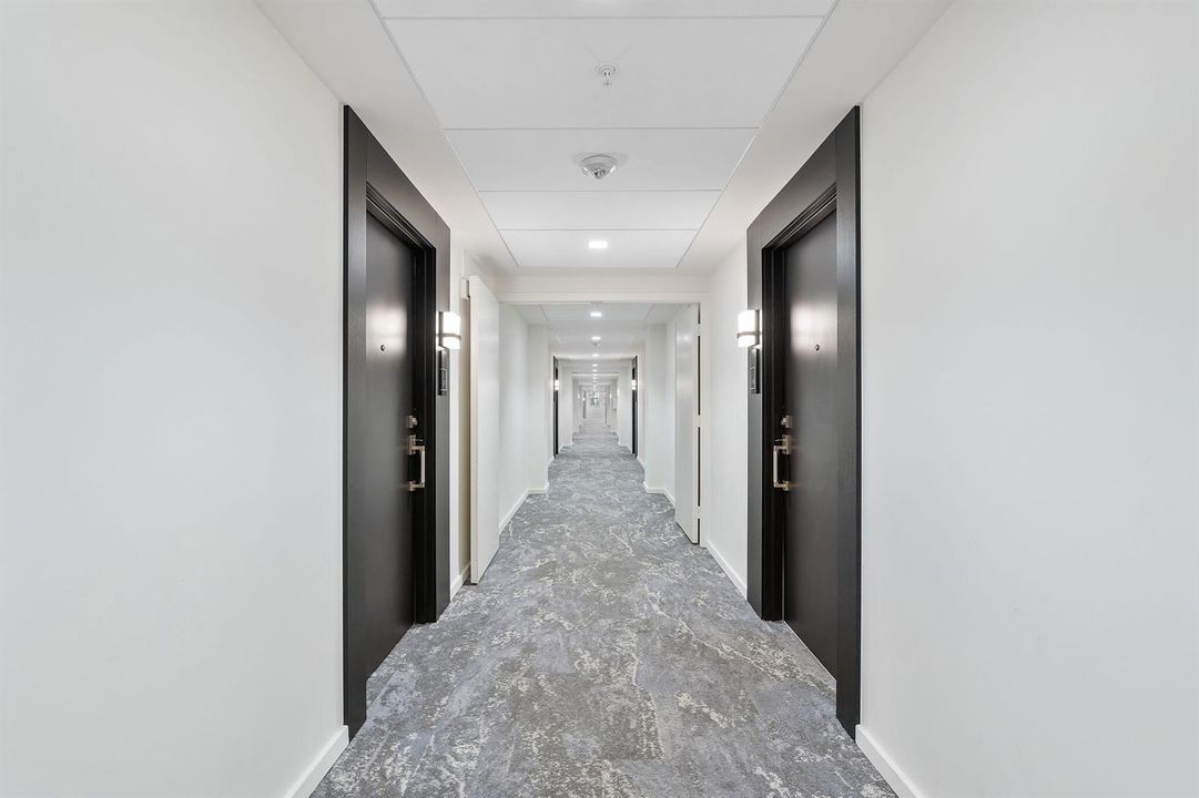Hallway leading to the unit