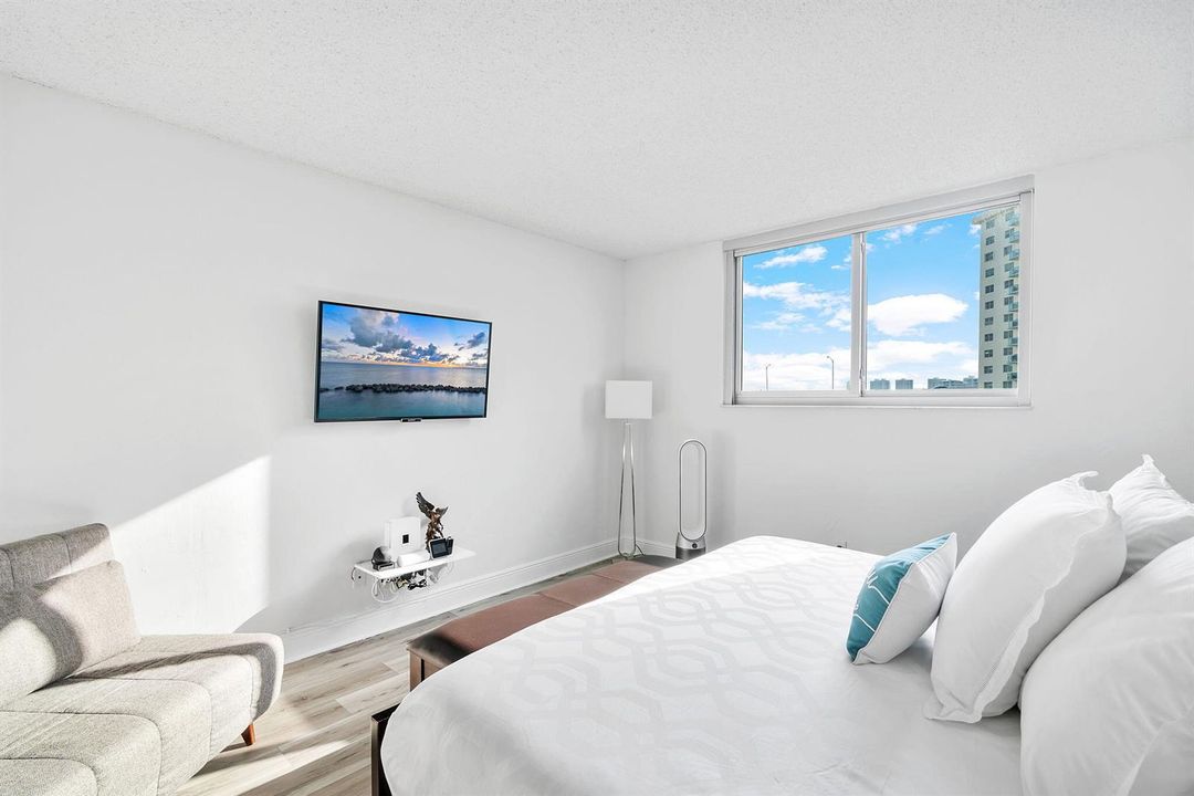 Bright primary bedroom