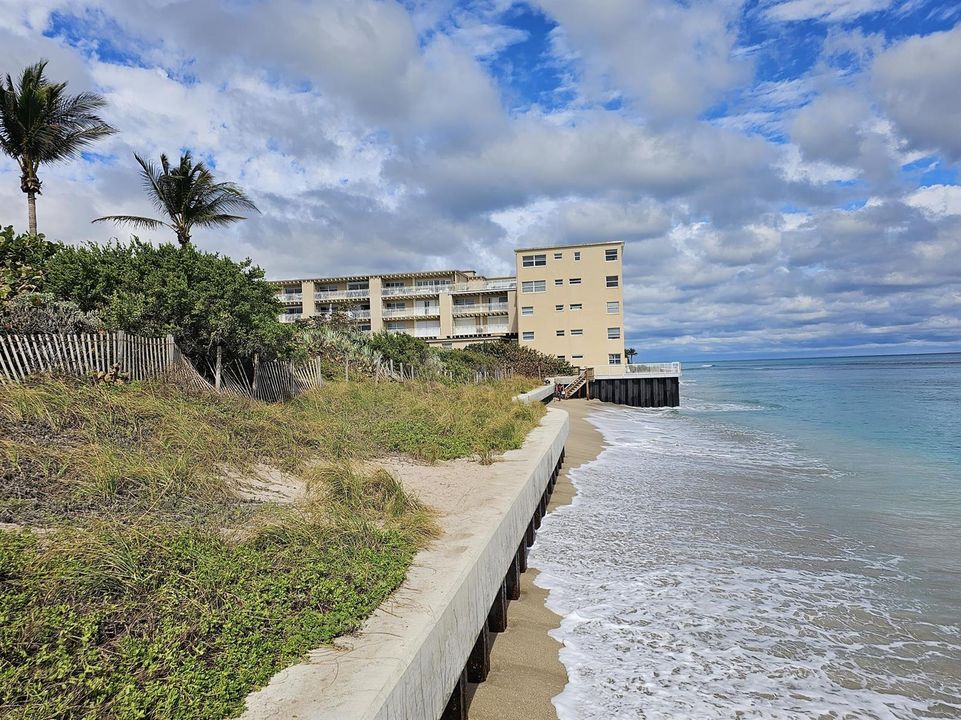 beach building view