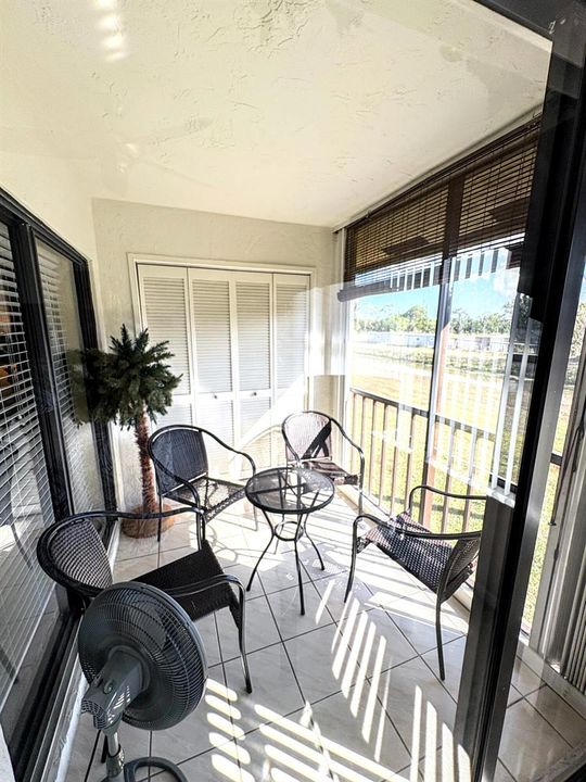 SCREENED IN BALCONY