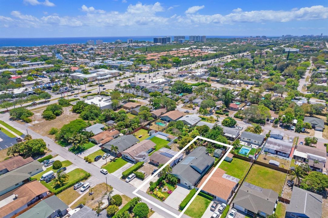 Aerial Neighborhood View