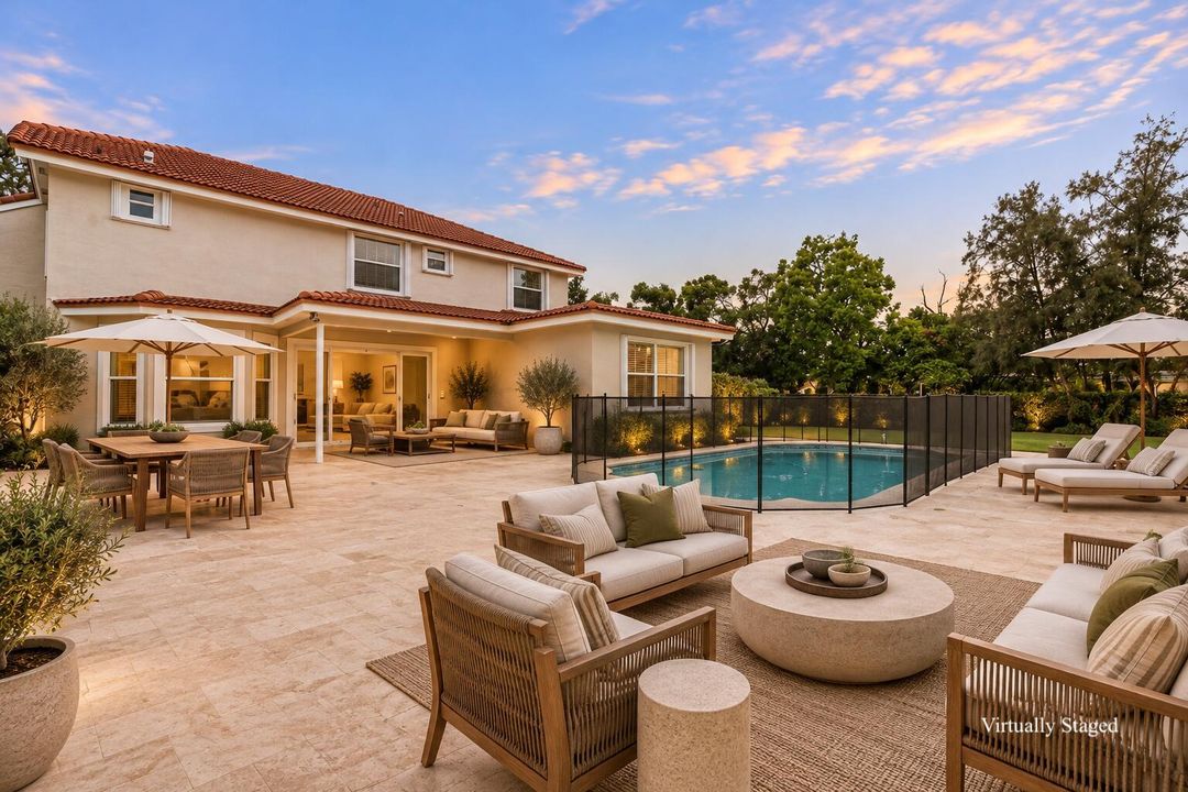 Twilight Mediterranean Outdoor Retreat
