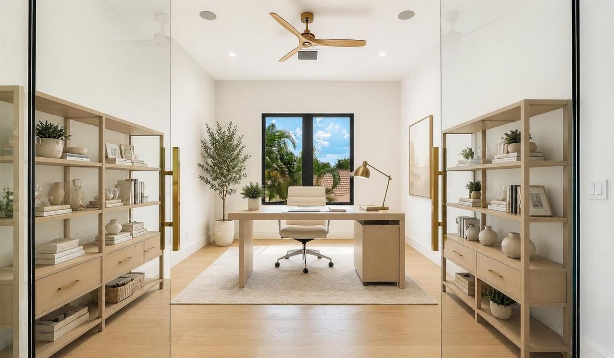 Office (Virtually Staged)