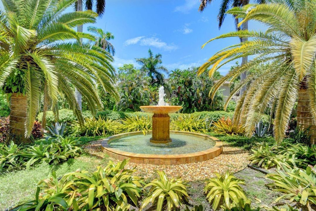 Fountain entrance