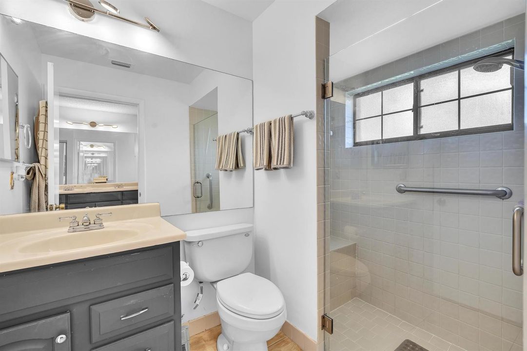 Separate shower