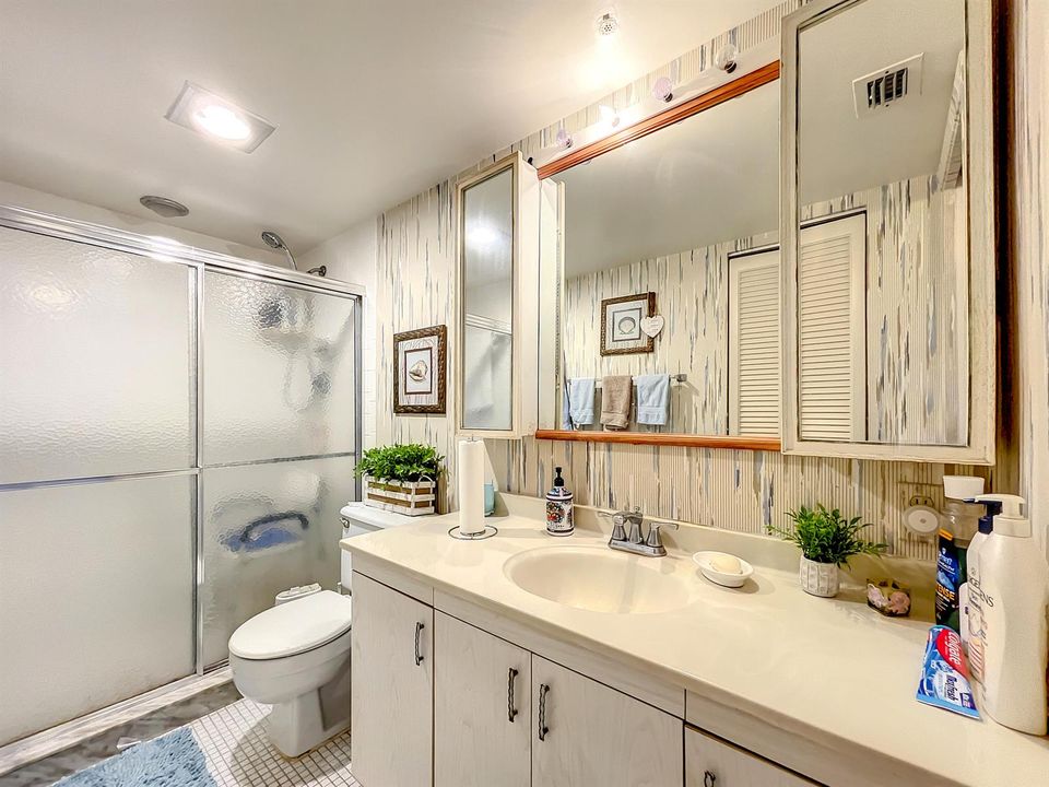 bathroom with shower