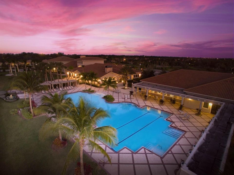 resort style pool