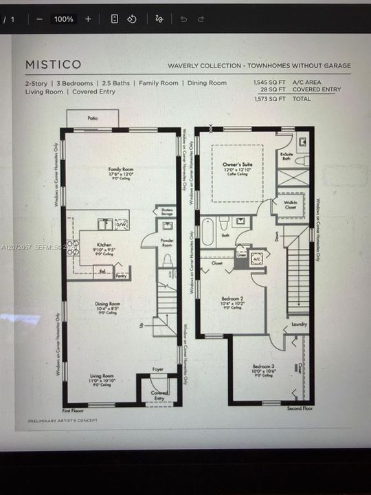 For Rent: $2,925 (3 beds, 2 baths, 1587 Square Feet)
