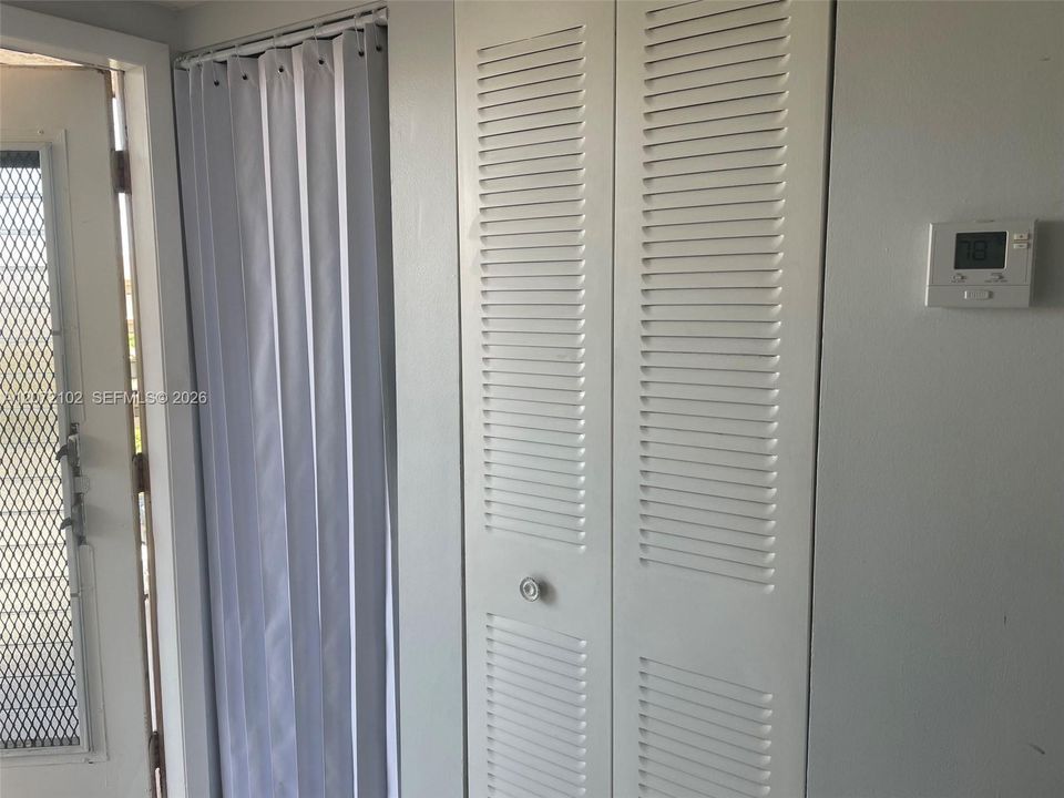 CLOSETS TO WASHER&DRYER & A/C