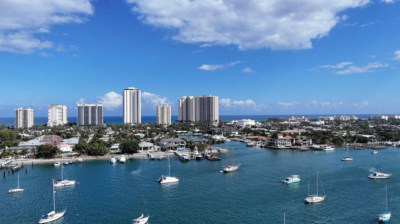 Eastern View with High Rises