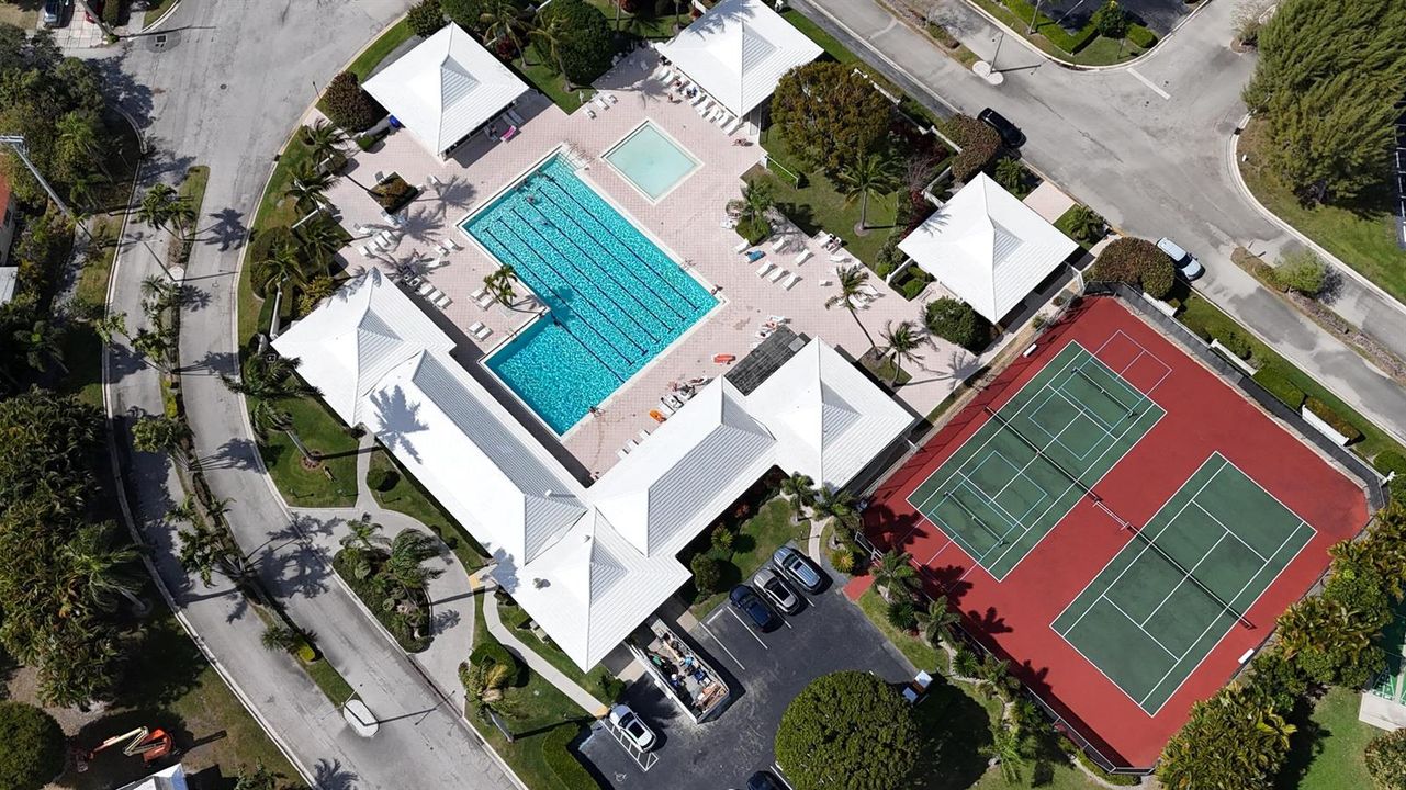 Pool and Tennis Courts