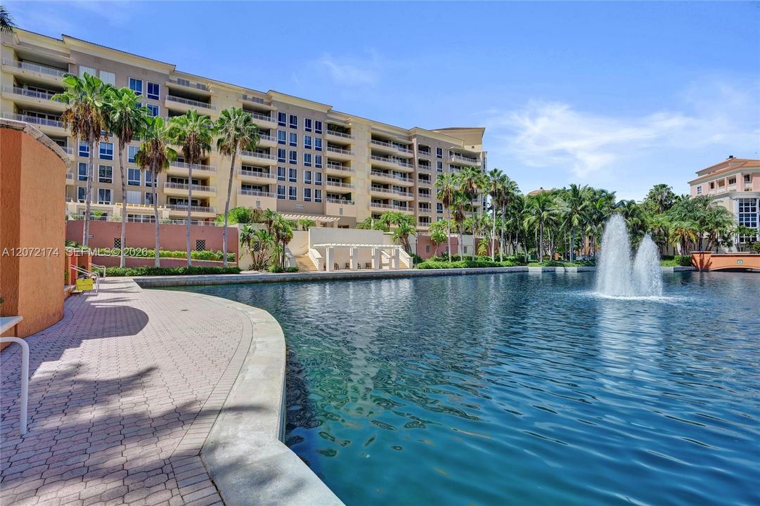 View of Lake Tower Condo and Lake