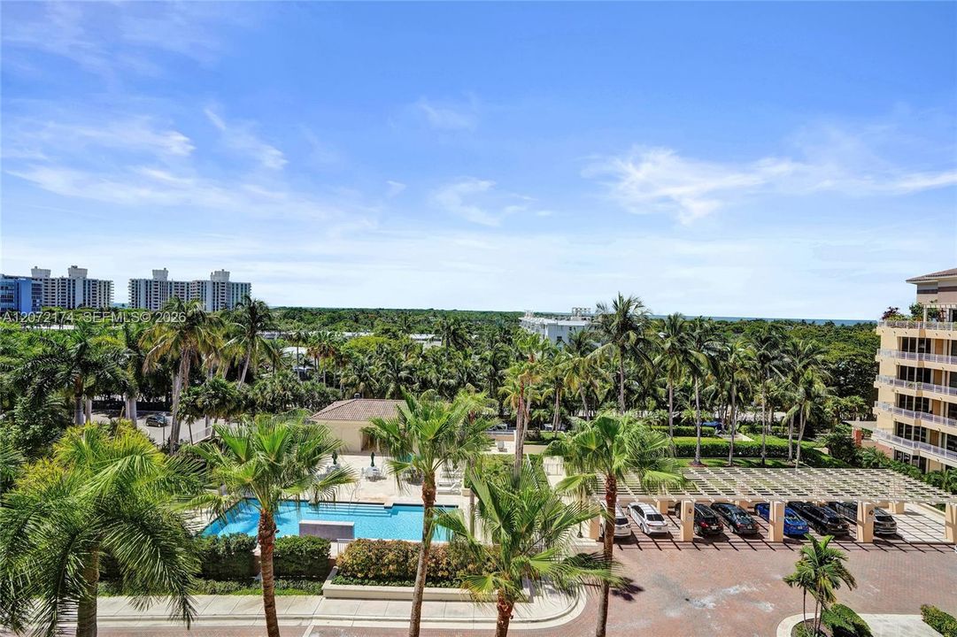 View of the pool